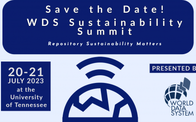 Save the Date: World Data System Sustainability Summit
