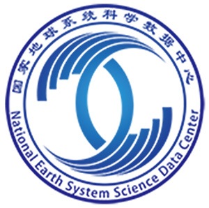 World Data Center for Geophysics, Beijing logo is a blue circle with Chinese characters and interconnecting swirling symbols with text at the bottom of the logo that reads "National Earth System Science Data Center"